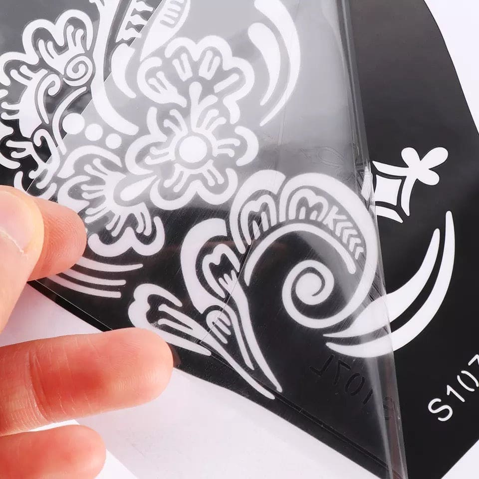Professional Henna Stencil Temporary Hand Tattoo, Body Art Sticker, Temporary Hand Mehndi Tattoo, Body Art Sticker, Wedding Tool Flower Tattoo Stencil Professional Henna Stencil Temporary Hand Tattoo, Body Art Sticker, Temporary Hand Mehndi Tattoo, Body Art Sticker, Wedding Tool Flower Tattoo Stencil